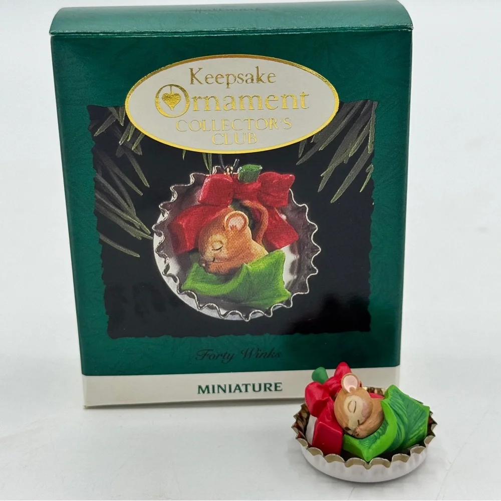 Hallmark Keepsake Miniature Ornament Collectors Club 